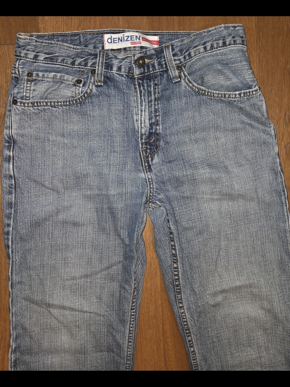 Denizen from Levi's Men's Faded Blue Straight Jeans 31x32